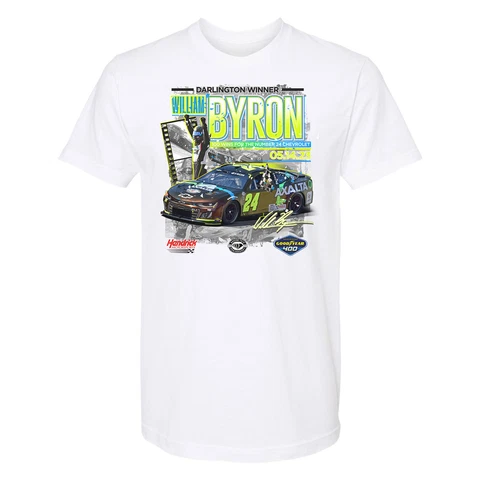 William Byron 2023 Chromalusion Darlington Race Win T-Shirt Cover
