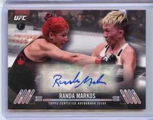Randa Markos 2017 Topps UFC Knockout Auto 78/99 #KA-RM Auto MMA - Picture 1 of 2