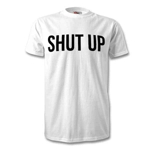 Camiseta Stormzy SHUT UP Estampada Para Hombre Blanca Negra Grime Unisex Logotipo Novedad - Imagen 1 de 4