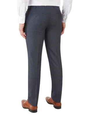 Skopes Hombre Harcourt Ajustado Pantalón en Azul Cintura 30A 46 - Imagen 1 de 4