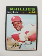 LARRY HISLE 1971 TOPPS BASEBALL CARD #616 PHILADELPHIA PHILLIES