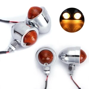 4x Motorcycle Turn Signal Light For Suzuki Boulevard C109R C50 C90 M109R M50 M90 - Picture 1 of 12