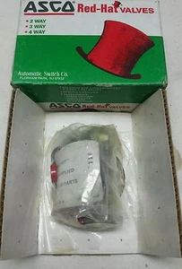 302281 KIT REPARACIÓN VÁLVULA SOLENOIDE SOMBRERO ROJO ASCO NOS - Imagen 1 de 2