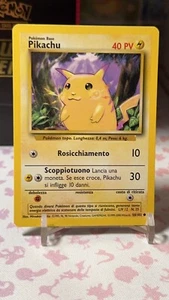 Pikachu Base Set Italian 58/102 - Picture 1 of 2