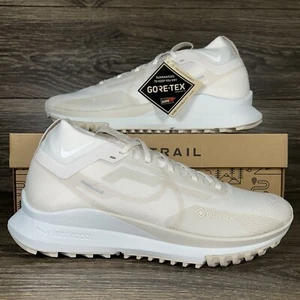 Nike Men's React Pegasus Trail 4 Gore-Tex GTX Waterproof White Running Shoes New - Picture 1 of 8