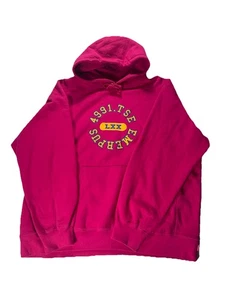 Supreme T.S.E. Emerpus Hoodie Pink F/W 2017 Size XXL 2XL Men’s - Picture 1 of 11