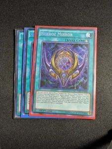 Yugioh - 3x Nekroz Mirror THSF-EN020 1st Edition Secret Rare NM - Picture 1 of 1