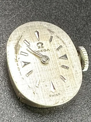 Omega Cal. 483 Swiss Watch Movement Dial Hand & Crown - Runs And Winds Smoothly - Image 1 of 4