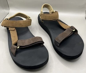 Teva Original Universal Sandalen braun/hellbraun Block 1102435 Damengröße 7 - Bild 1 von 8