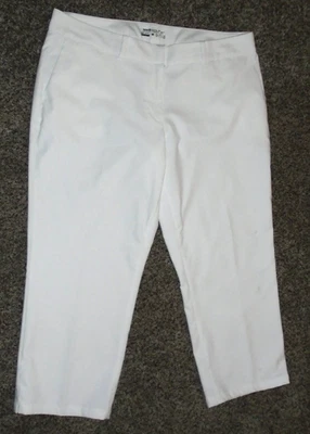 Pantalones de golf para mujer Nike Dri Fit negros, talla 16 Foto 1 de 4