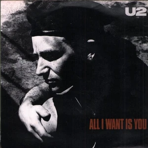 U2 All I Want Is You 7" vinyl UK Island 1989 paper label design 7" in pic sleeve - Picture 1 of 4