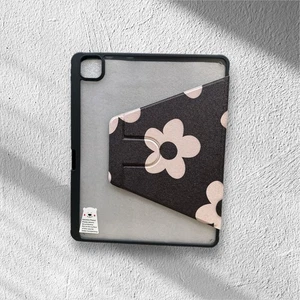 iPad Pro 12.9 Case Folio Cover with Pencil Holder kawaii Flower Floral - Picture 1 of 2