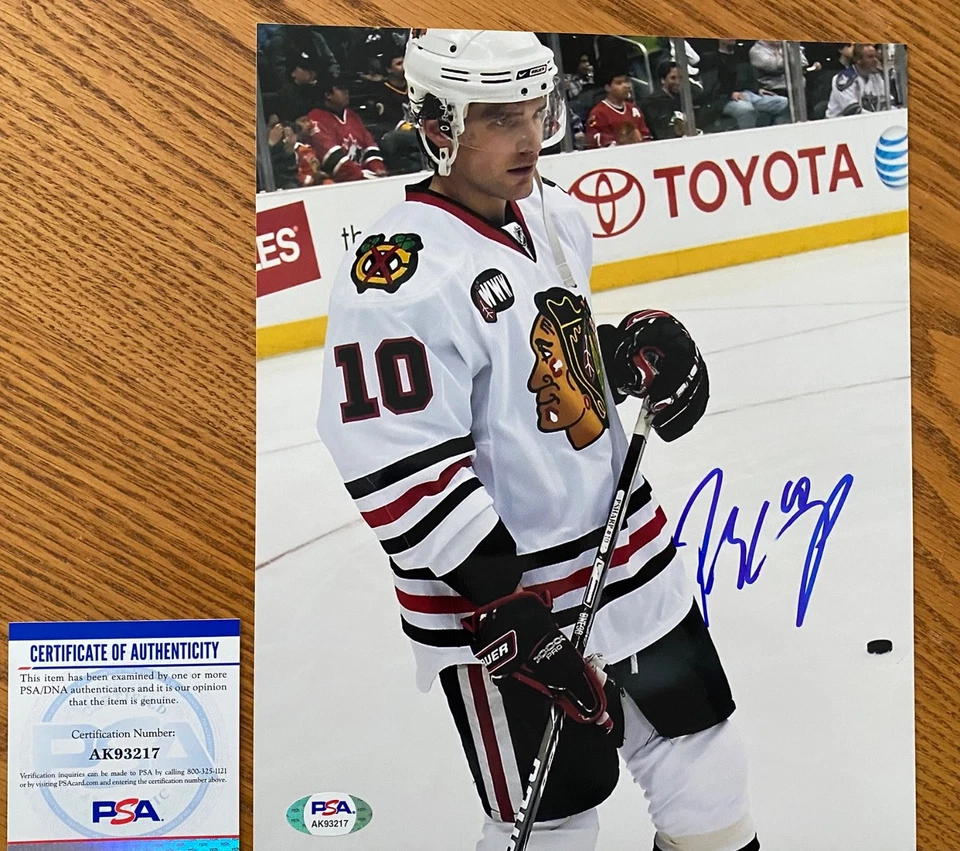 Patrick Sharp Chicago Blackhawks Signed 8x10 Photo PSA COA RARE - Image 1 of 1