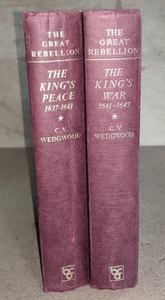 The Great Rebellion: The King's Peace 1937-1947 by C.V. Wedgwood - in 2 volumes - Picture 1 of 2