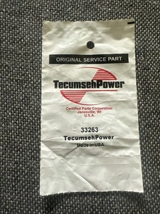 Genuine OEM Tecumseh 33263 Carburetor Intake System Gasket - Picture 1 of 2