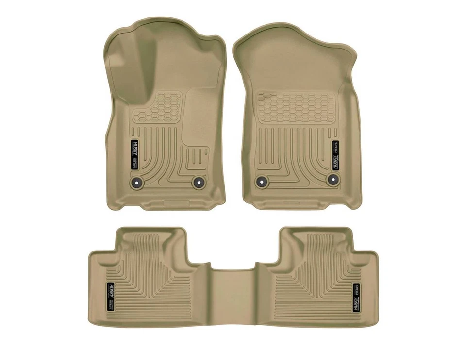 Husky Weatherbeater Mats Fit 16-25 Durango ,16-22 Grnd Cherokee/WK Frt/2nd Tan — 第 1/4 张图片