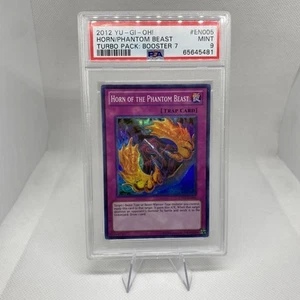 Yugioh Horn Of The Phantom Beast TU07-EN005 Super Rare PSA 9 MINT - Bild 1 von 11