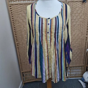 Women's Joe Browns Striped Blouse Shirt Tunic Size UK 12 - Picture 1 of 6