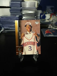 1996-97 Upper Deck Allen Iverson Rookie No. 91 Sixers - Picture 1 of 2