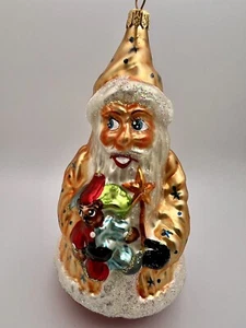 Rare Christopher Radko Spellbound Santa Claus Wizard Glass Christmas Ornament 6” - Picture 1 of 9