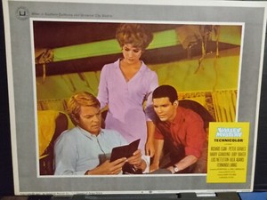 Lobby Card 1967 VALLEY OF MYSTERY Peter Graves Lois Nettleton plane crash jungle