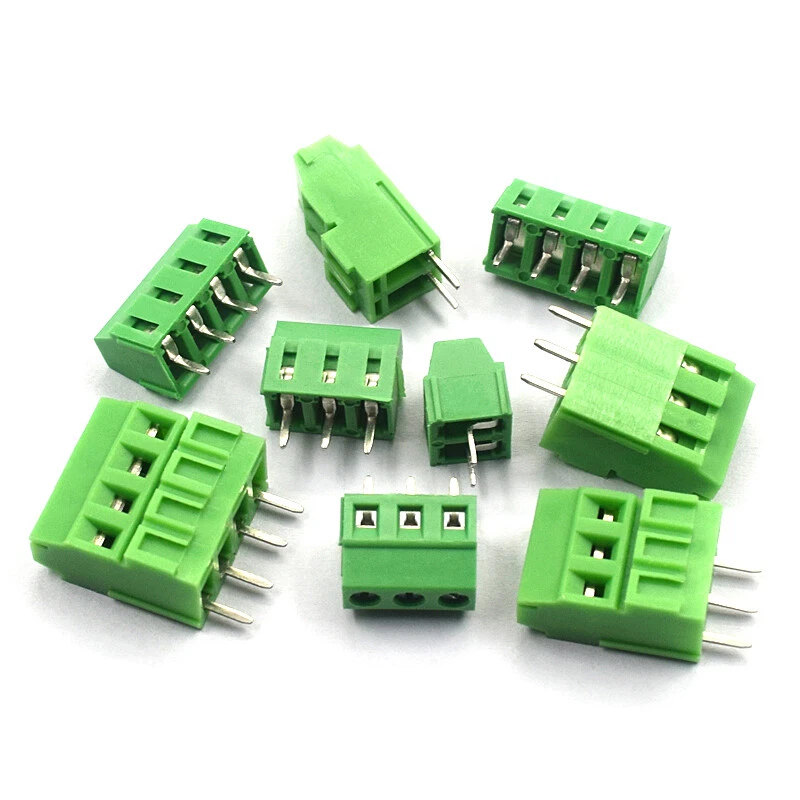 Screw type PCB terminal DC/KF128-2P/3/4/5/14P pitch 3.81MM can be splicing - Image 1 of 1
