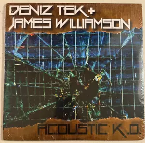 DENIZ TEK + JAMES WILLIAMSON - ACOUSTIC K.O. - 10" BLACK VINYL 45RPM - NEW - Picture 1 of 2