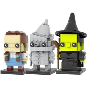 Wizard of Oz Wicked Elphaba Dorothy Tin Man Brickheadz - Imagen 1 de 12