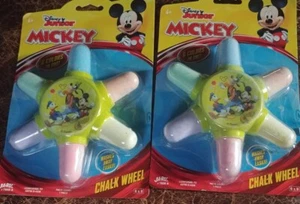 Disney Junior  Mickey Chalk Wheel 6 Colors in One (2)pack brand new!! - Picture 1 of 2