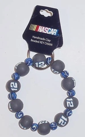 Pine Sports Nascar 12 Handmade Beaded Keychain Cover