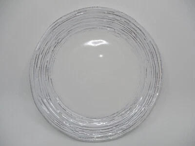 ARTE ITALICA GRAFFIATA WHITE SALAD PLATE - 8 7/8" 0709B