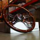 18" Dark Steering Wheel 4 Spoke Rivet Freightliner, Kenworth, Peterbilt, Volvo