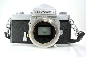 Very Good+/Nikon Nikomat FTN Silver SLR 35mm Film Camera Body Only Erom Japan - Picture 1 of 16