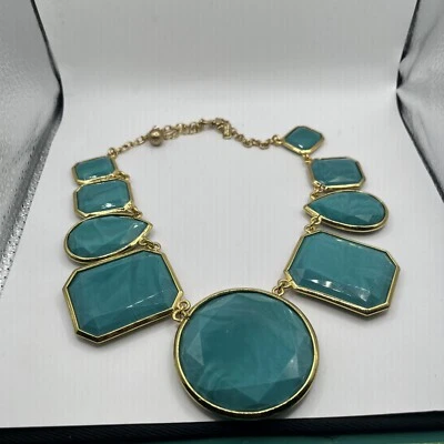 STUNNING Kate Spade Green Necklace 19”. B4 - Image 1 of 4