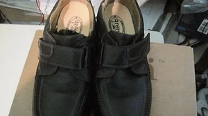 ARENI ONE Model Pilgrim Orthopedic Diabetic Shoes Black Width W(2E) 10 Lot N385 - Picture 1 of 3