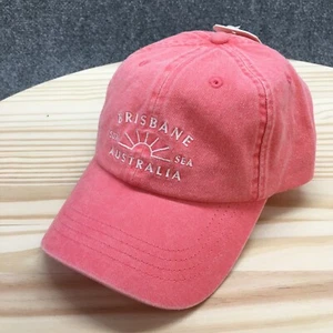 Brisbane Australia Baseball Hat Womens Pink OS Adjustable Embroidered Logo NEW - Picture 1 of 15