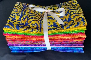 BTHY set Merryvale 26 Pieces100% Cotton Squares Quilt Sew Fabric Batik BS-175 - Picture 1 of 8
