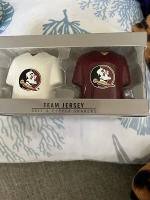 ¡NUEVO! Florida State Seminoles Game Day Salero y Pimentero Shakers - Camisetas Jersey Foto 1 de 4