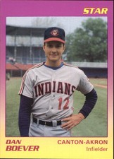 1989 Canton-Akron Indians Star #3 Dan Boever