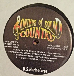 RADIO SHOW: USMC COUNTRY GOLD SHOW 20/13 CLEDUS MAGGARD, BARBARA MANDRELL - Picture 1 of 2