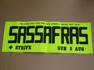 Sassafras 1975 Window Display Poster (Strife) - Picture 1 of 1