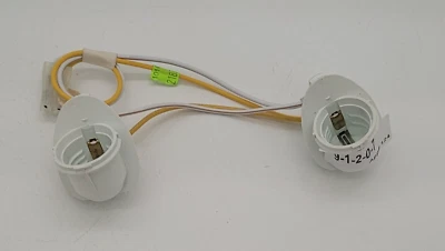 Genuine Refrigerator Kitchen Aid Light Socket Set Part#2162085 - Image 1 of 2