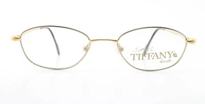 LIFE by TIFFANY Lunettes Brille T703 50-19 135 C2ST 23K Gold Platin Gem 1990s  - Bild 1 von 10