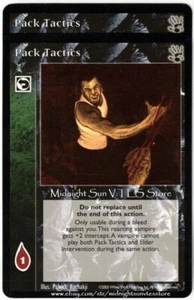 Pack Tactics x2 Black Hand V:TES VTES Vampire CCG - Picture 1 of 1