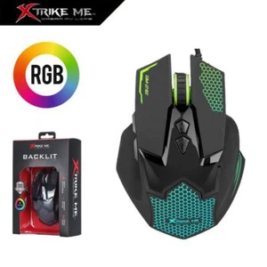 Maus für PC Schwarz Gaming XTRIKE ME Optische Gute Qualität Und Spieldauer - Bild 1 von 1