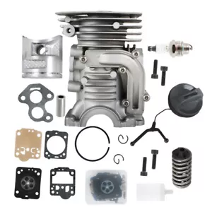Kit per Husqvarna 435 435e 440e 440 II Sega 5047351-01 Pistone Cilindrico 41mm - Foto 1 di 12