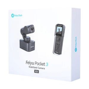 Feiyu Pocket 3 Camera Combo | 130° Ultra-Wide Angle| 12MP CMOS Sensor | 4K60 UHD - Picture 1 of 12