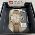 Citizen Eo1203-03A Unused Xc Eco Drive Sapphire Glass Beige Women Wrist Watch