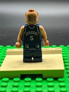 Lego NBA New Jersey Nets "JASON KIDD #5" nba002 3563 Minifigure Lot 142 - Picture 1 of 7