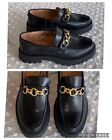 Sam & Libby Size 9 Chunky Black Loafer New Shoes Travel Business Casual